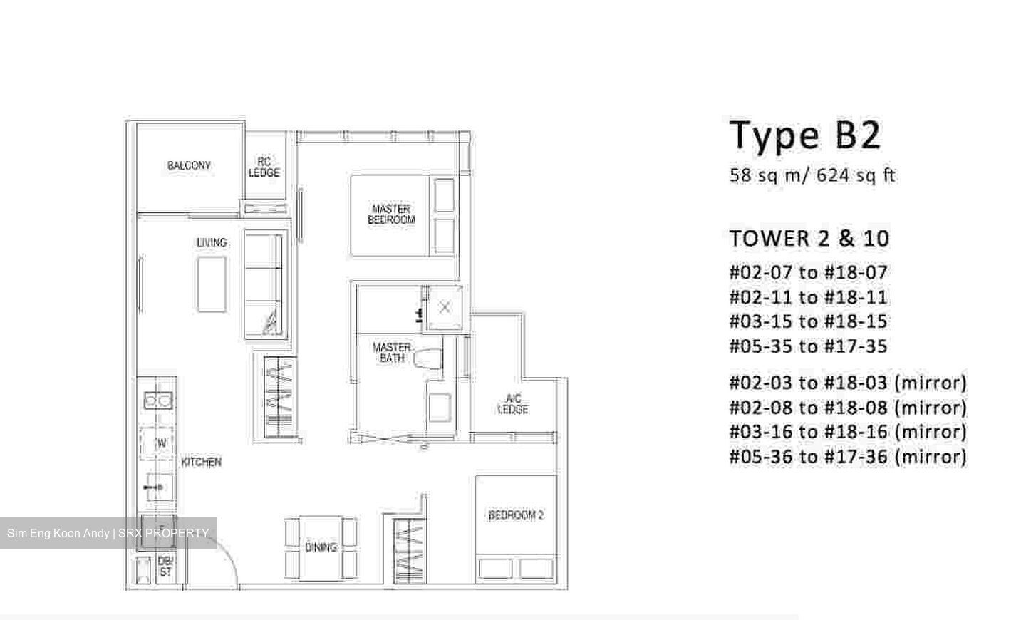 Sims Urban Oasis (D14), Condominium #524225521